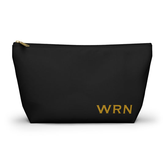 Custom Monogram Accessory Pouch w T-bottom