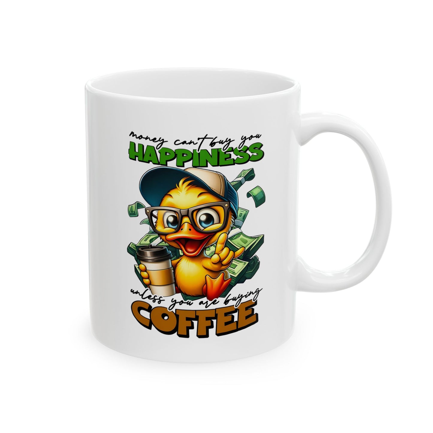 Funny & Cute Coffee Lover Ceramic Mug (11oz, 15oz)