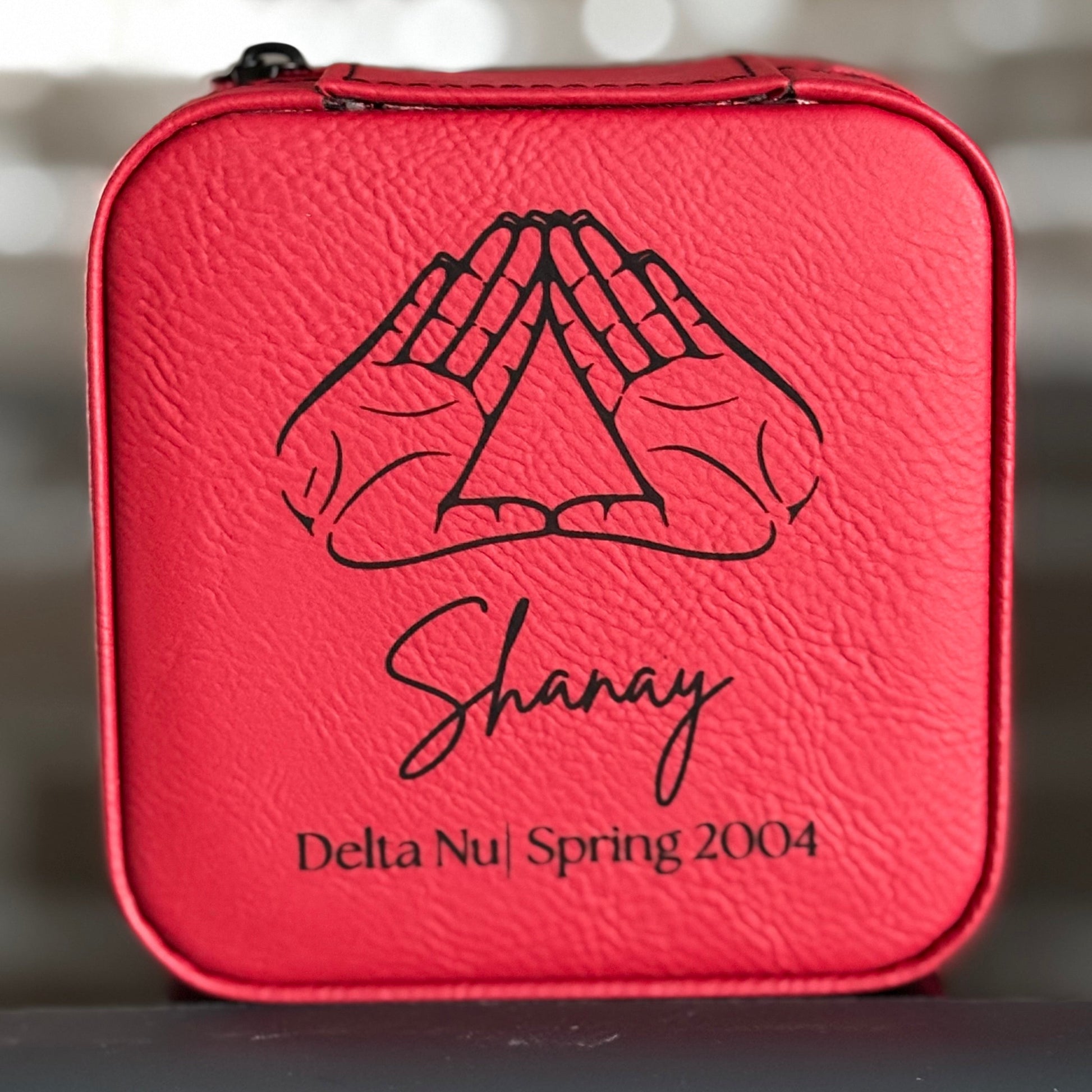 Red Delta Sigma Theta Jewelry Box