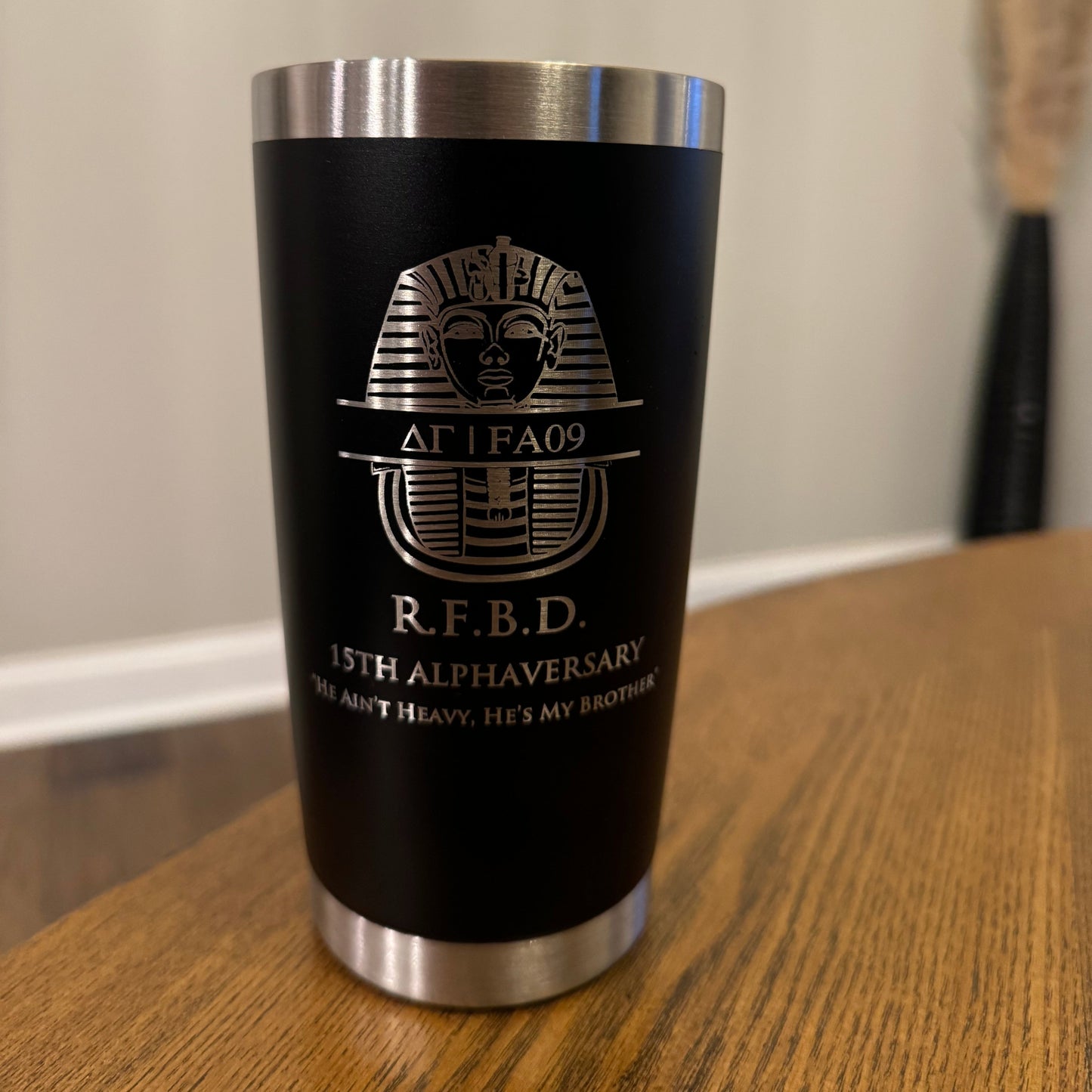 Custom Engraved Greek Tumblers (Stainless Steel-20 oz)