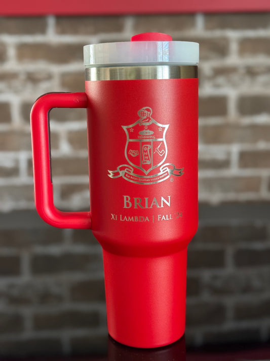 Custom Engraved Kappa Alpha Psi Tumbler (40 oz)