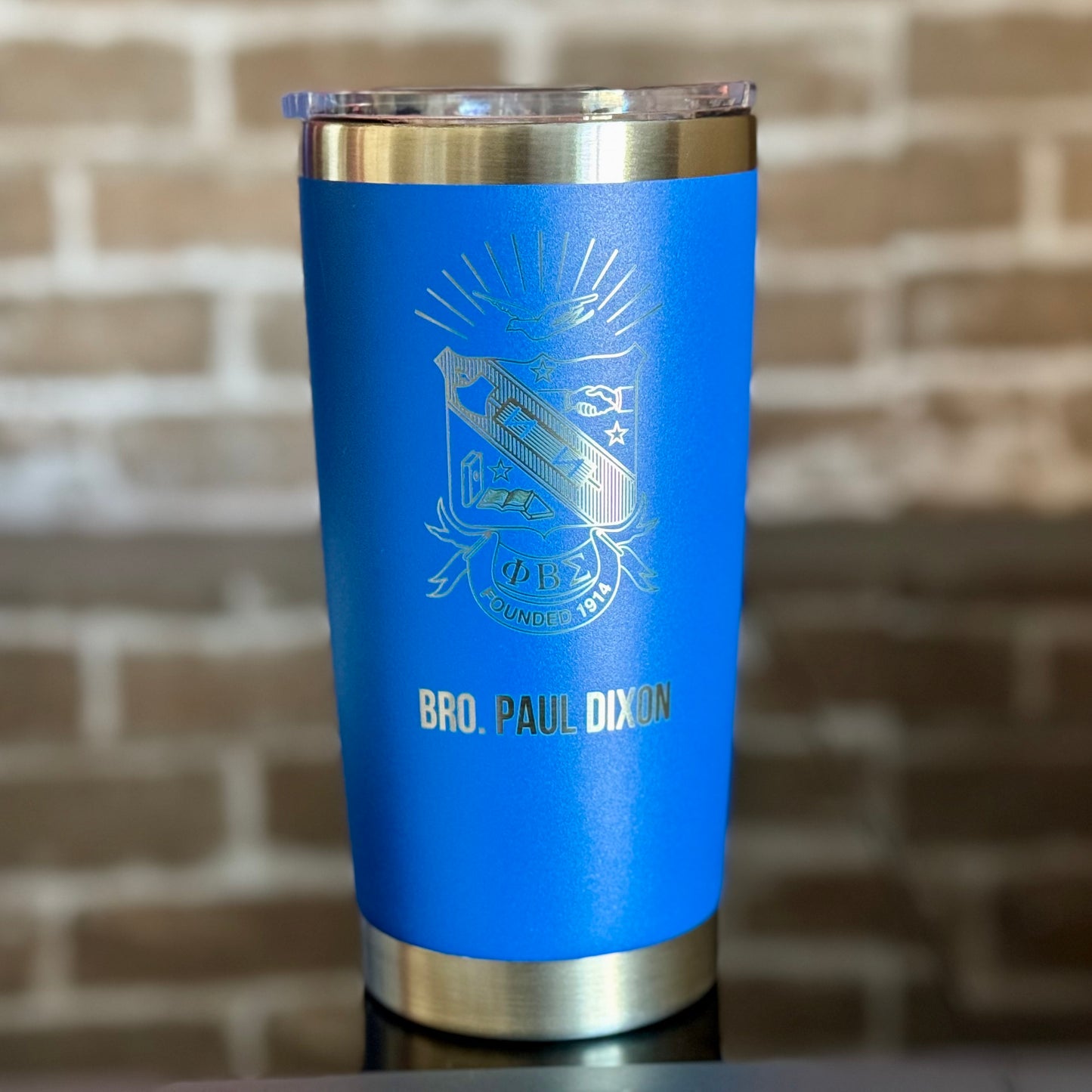 Custom Engraved Phi Beta Sigma Tumbler (20 oz)