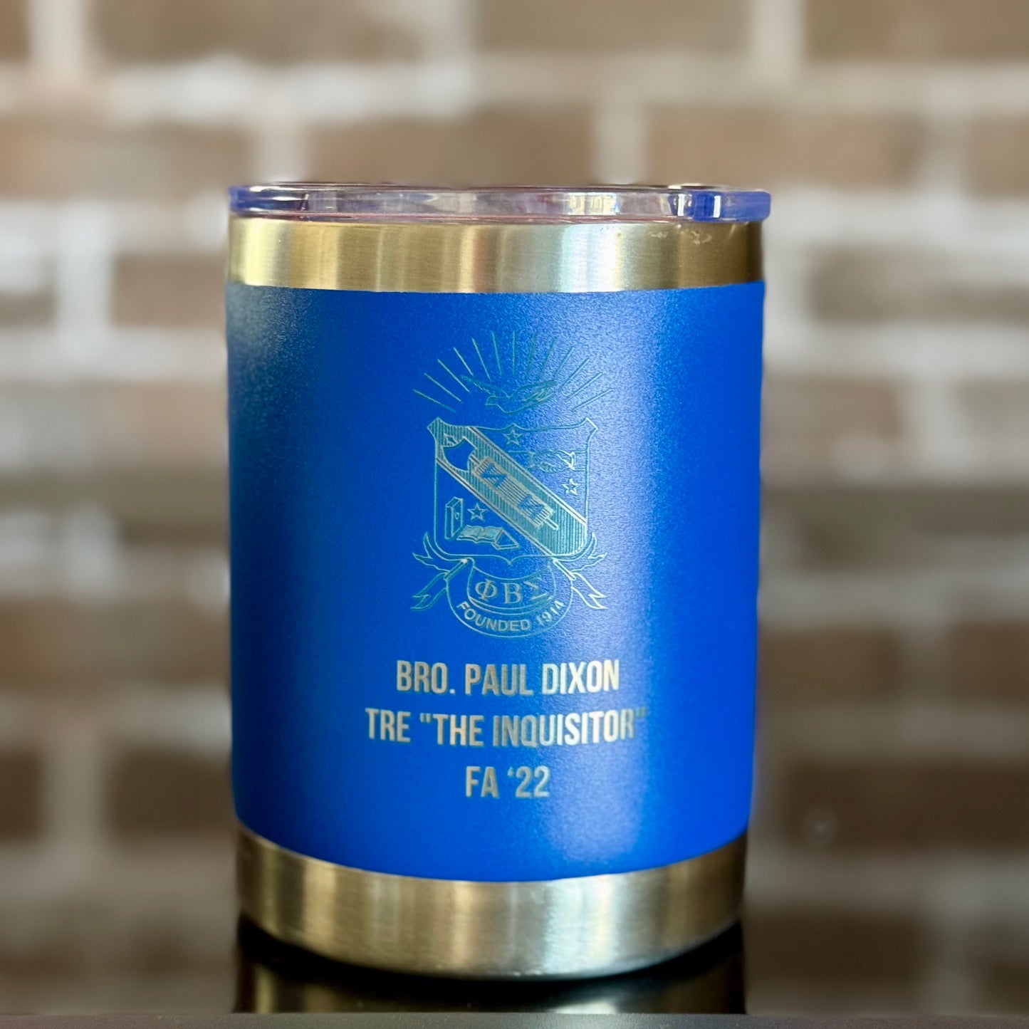 Custom Engraved Phi Beta Sigma Tumbler (15 oz)